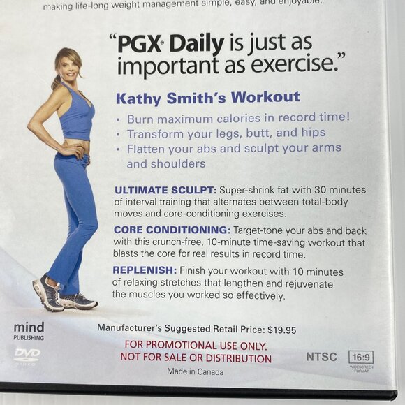 Kathy Smith PGX Program Get Moving Exercise Workout - Picture 4 of 7